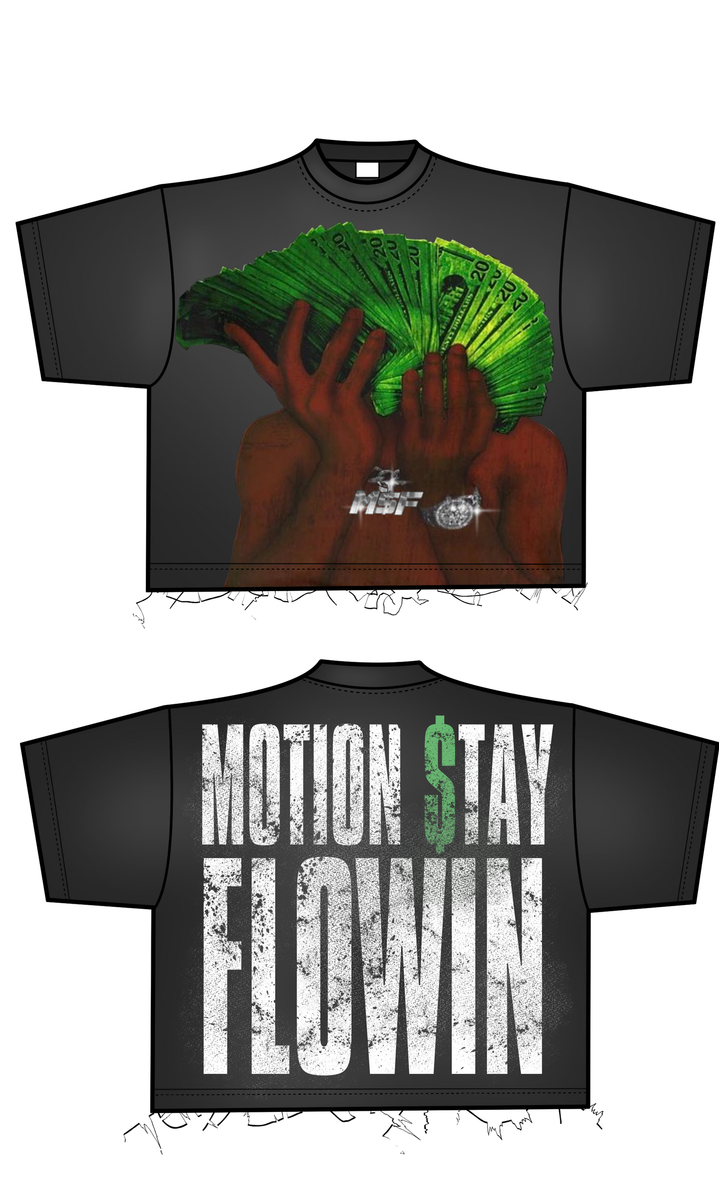 BLACK $20 M$F TEE