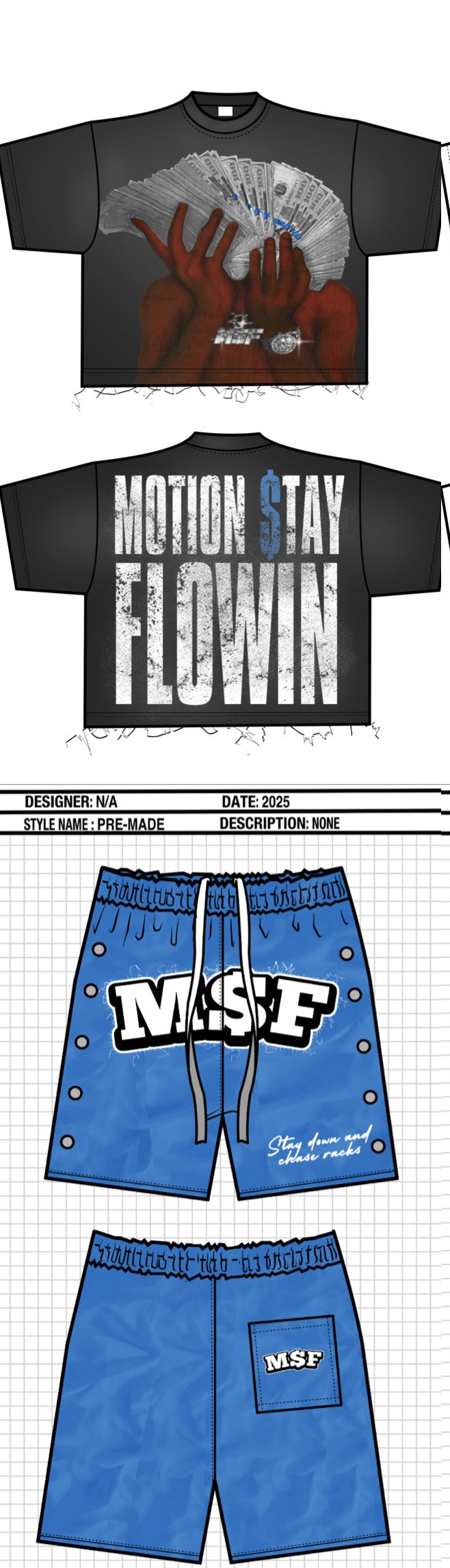 BLACK BLUE M$F SETS