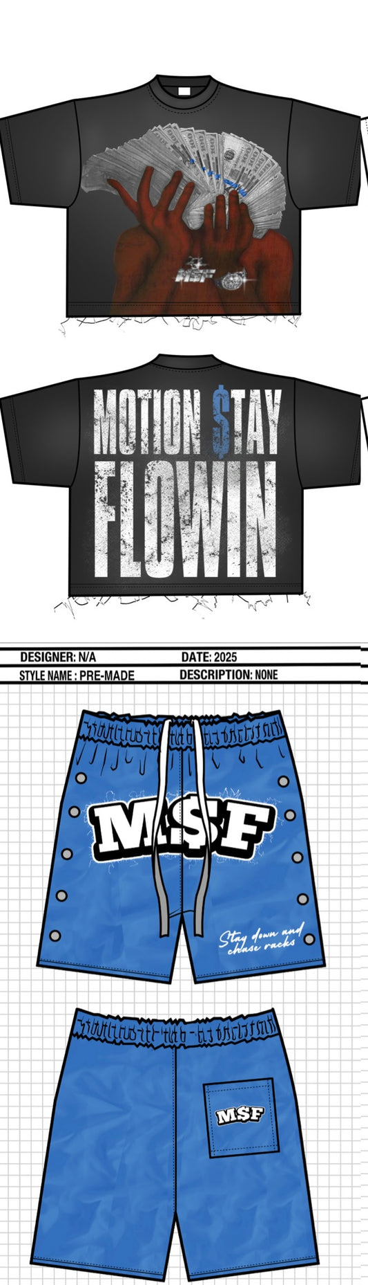 BLACK BLUE M$F SETS