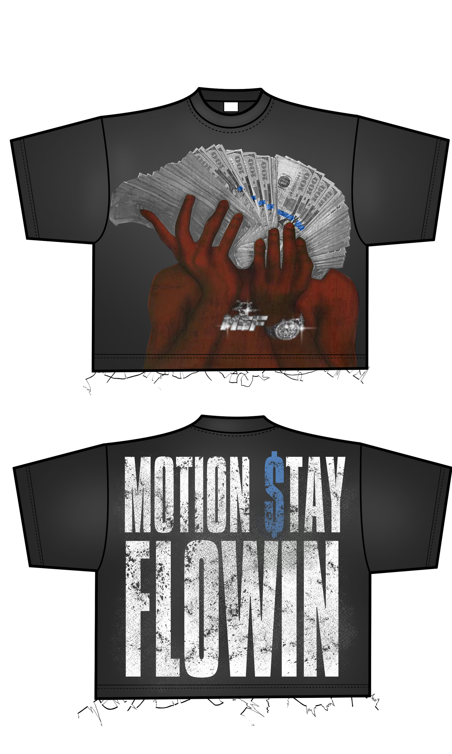 BLACK $100 M$F TEE